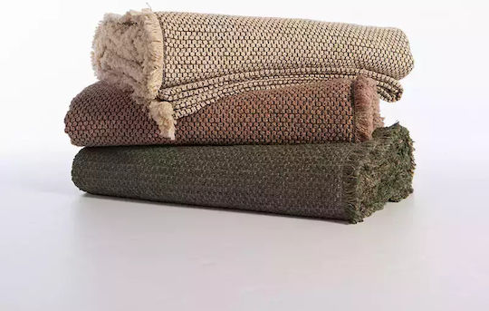 Nef-Nef Homeware Brooklyn Фотьойл Throw Жакард 170x180см Мока