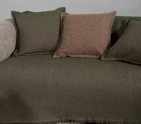Nef-Nef Homeware Brooklyn Τριθέσιου Καναπέ Π170xΜ300cm Green