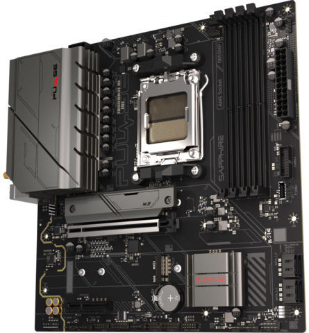 Sapphire Pulse B850M Wifi Дънна платка Micro ATX с AMD AM5 Сокет