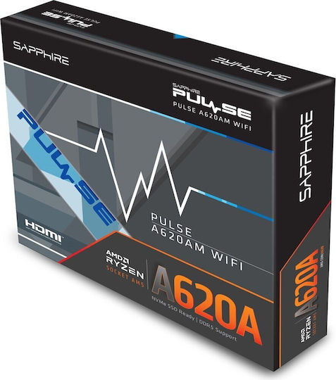 Sapphire Placă De Bază Pulse A620AM Micro ATX Cu Socket AMD AM5 52118-03-40G