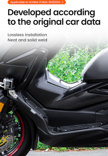 Honda Forza 350 Crash Bar Note Color Electrostatic Spraying Black Sandblasting Electrolysis Silver