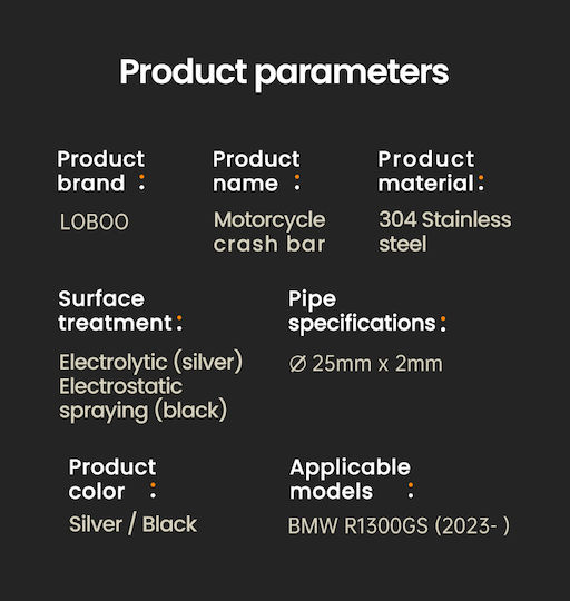 Loboo Loboo Motorcycle Protective Bars