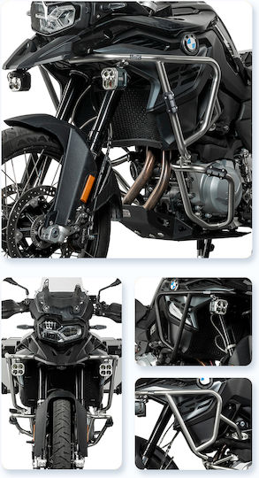 Bmw F850gs 2023 Crash Bar Color Sandblasting Electrolysis Silver Electrostatic Spraying Black