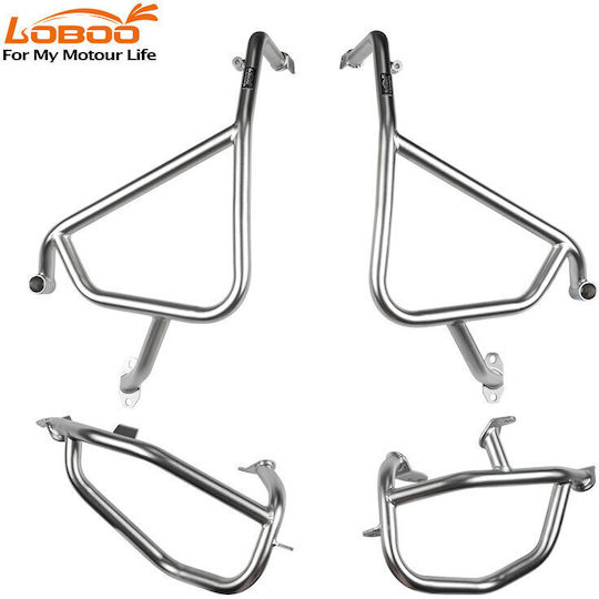 Bmw F850gs 2023 Crash Bar Color Sandblasting Electrolysis Silver Electrostatic Spraying Black