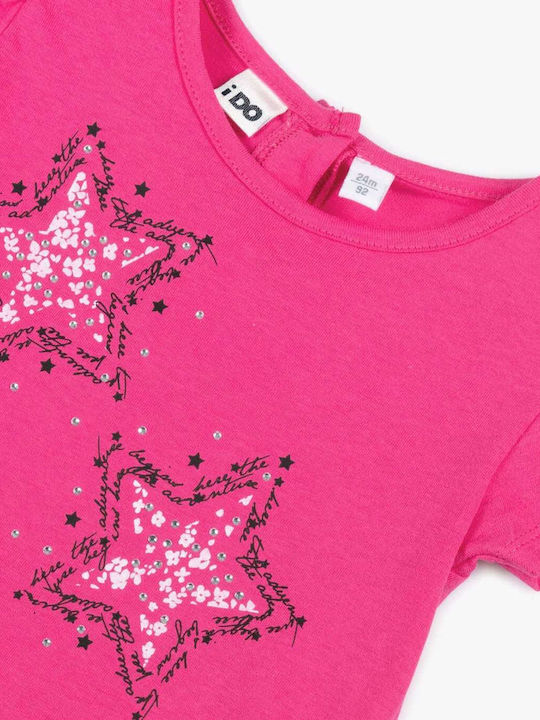 Kinder-T-Shirt Fuchsie