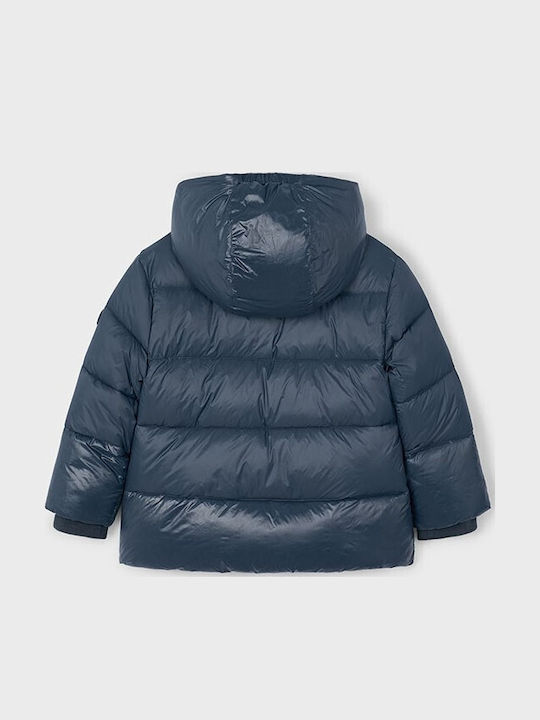 Παιδικό Casual Μπουφάν με Κουκούλα Navy Μπλε