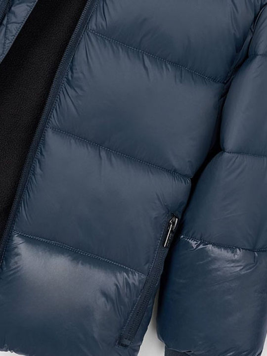 Παιδικό Casual Μπουφάν με Κουκούλα Navy Μπλε