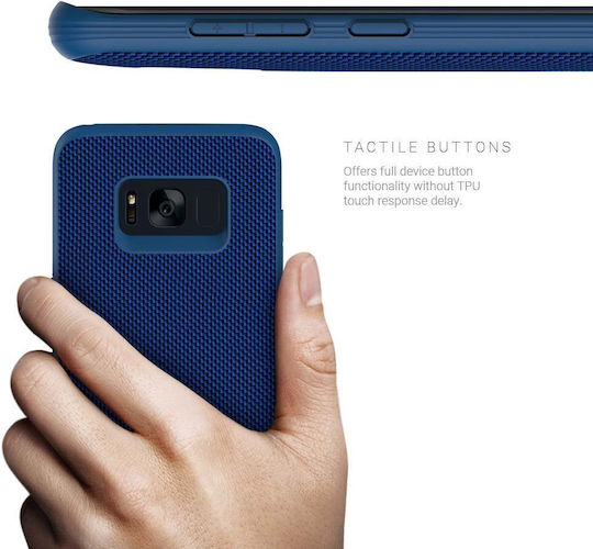 Evutec Back Cover Σιλικόνης Μαγνητικό Μπλε (Galaxy S8+)