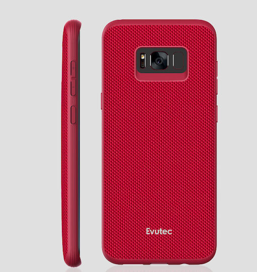 Evutec Back Cover Σιλικόνης Μαγνητικό Κόκκινο (Galaxy S8+)