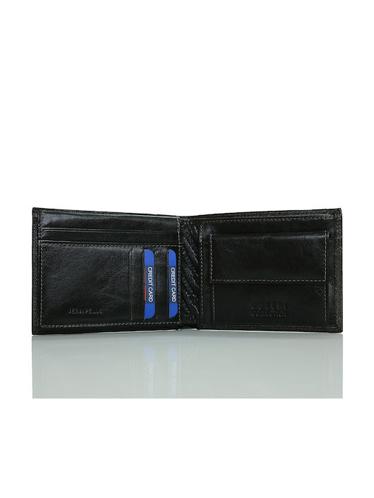 Leather Men's Wallet Classic Black