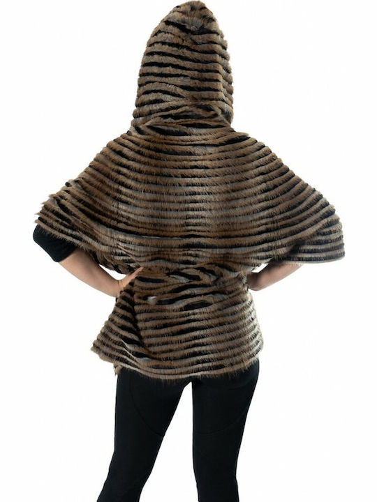 Frauen Pelz Beige