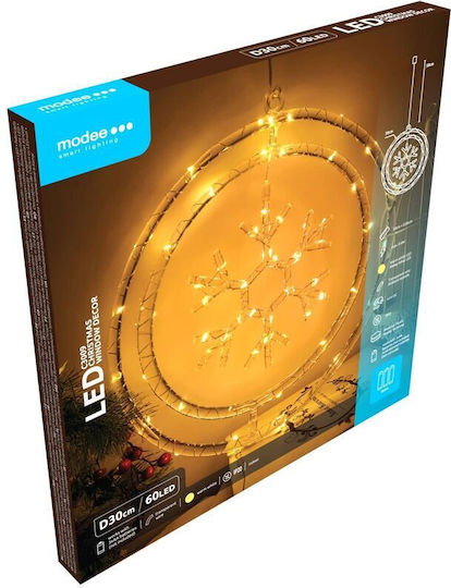 61 Lights LED Warm White Battery in String 1pcs