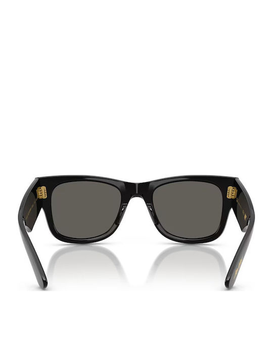 Ray Ban Mega Wayfarer Unisex Γυαλιά Ηλίου με Μαύρο Κοκκάλινο Σκελετό και Μαύρο Φακό RB0840S 6826J5