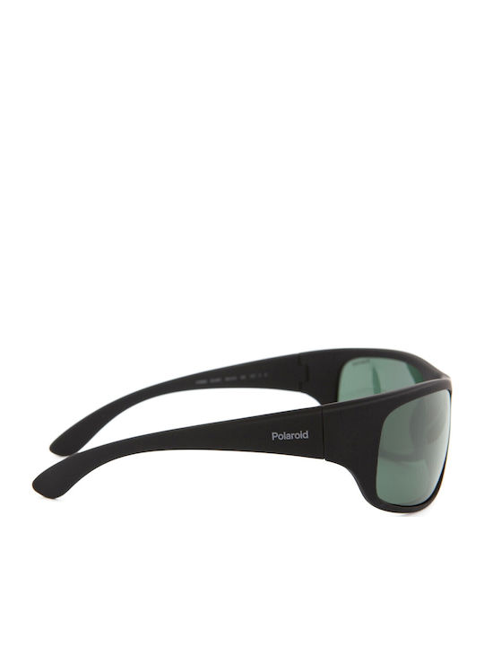 Polaroid Men's Sunglasses with Black Plastic Frame and Black Polarized Lens P07886 9CA/RC