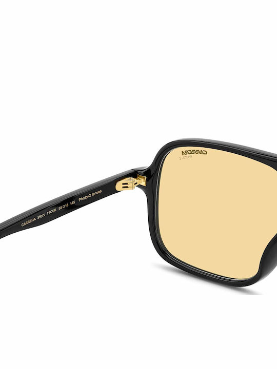 Carrera Men's Sunglasses With Black Horn-Rimmed Frame And Grey Lens 350/S 71C/UK