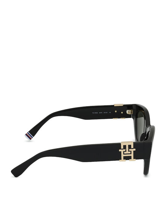 Tommy Hilfiger Women's Sunglasses with Black Plastic Frame and Black Lens TH1979/S 807/IR