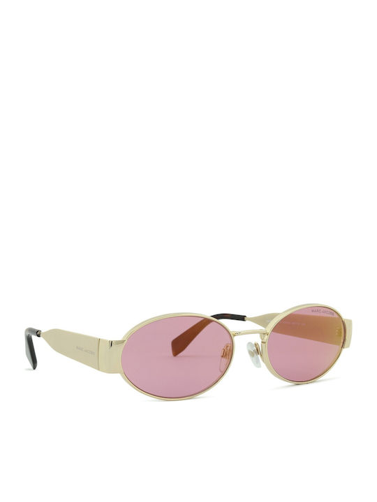 Marc Jacobs Unisex Ochelari de soare cu Auriu Cadru și Aur Lentilă MARC 806/S S9ESZ