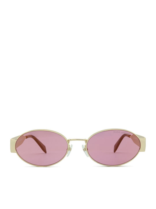 Marc Jacobs Unisex Ochelari de soare cu Auriu Cadru și Aur Lentilă MARC 806/S S9ESZ