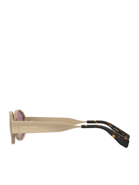 Marc Jacobs Unisex Ochelari de soare cu Auriu Cadru și Aur Lentilă MARC 806/S S9ESZ