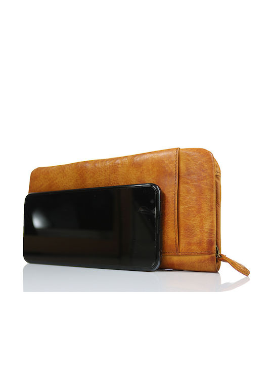 Large Leather Women's Wallet Classic Red