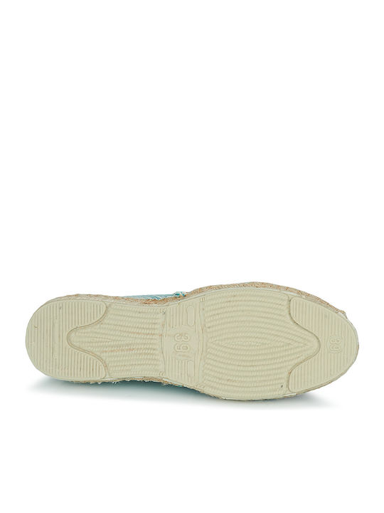Din material textil Espadrile dama în culoarea Albastru