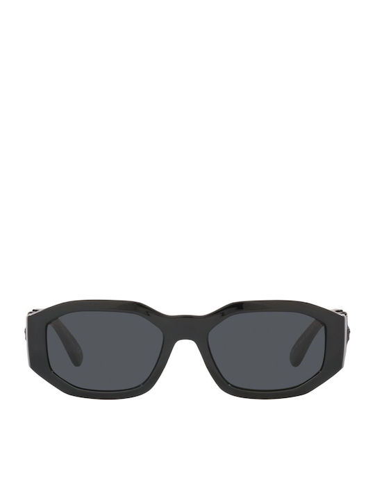 Versace Unisex Sunglasses with Black Plastic Frame and Gray Lens VE4361 5360/87