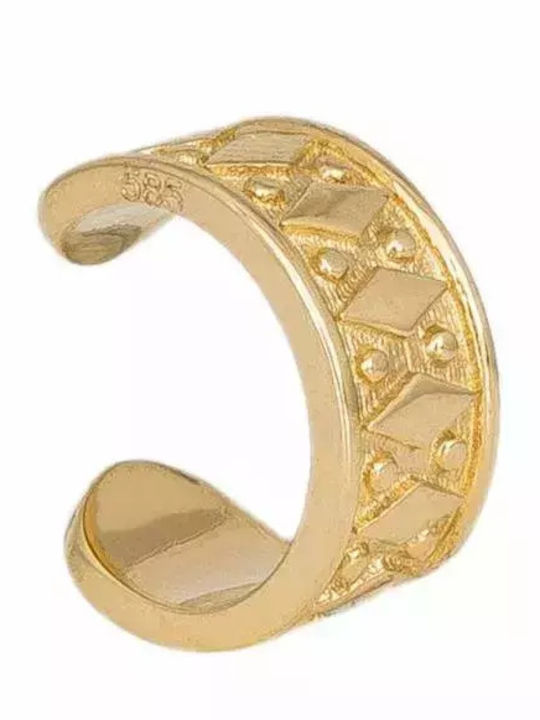 Σκουλαρίκια Cuff από Χρυσό 14Κ