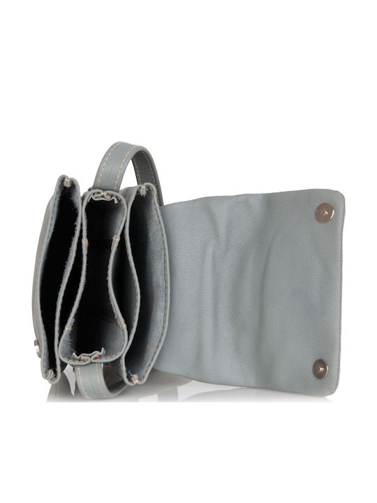 Leder Damen Handtaschen Schulter Crossbody Grau