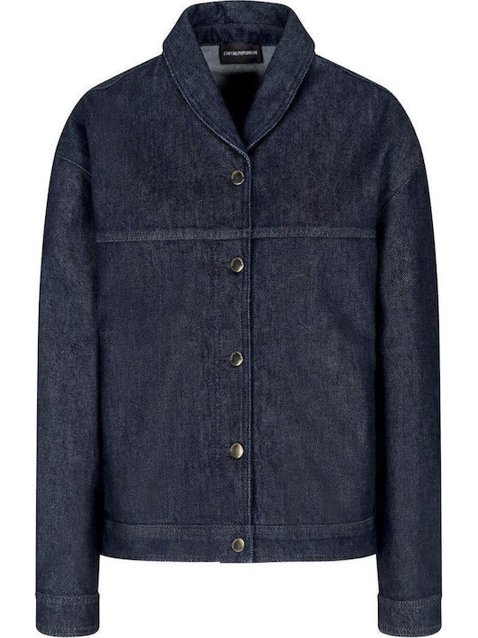 Γυναικείο Τζιν Μπουφάν Blue Denim
