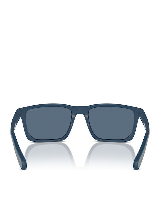 Emporio Armani Men's Sunglasses with Navy Blue Plastic Frame and Blue Lens EA4219 576380