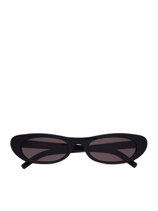 Ysl Unisex Γυαλιά Ηλίου με Μαύρο Κοκκάλινο Σκελετό και Γκρι Φακό SL 557 001