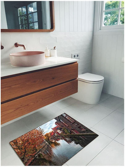 Dimcol Non-Slip Bath Mat Bruges 259 33463065003 Colorful 60x100cm