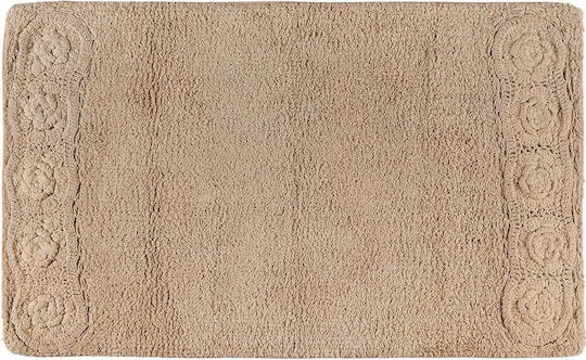 Beauty Home Non-Slip Cotton Bath Mat 3280-Light Blue Light Blue 50x80cm