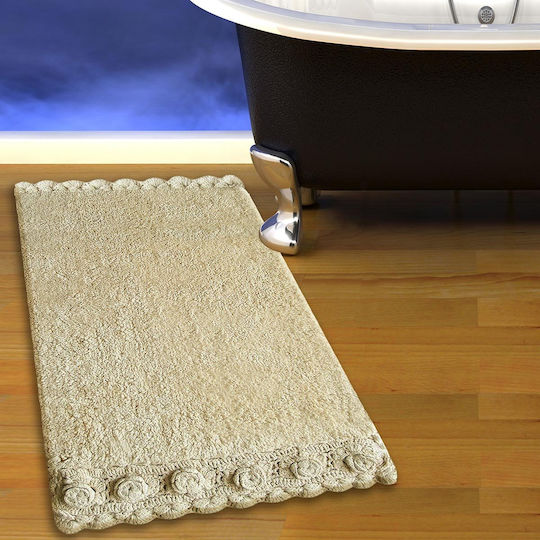San Lorentzo Бански килим Памук Правоъгълена 270 Lace Ecru 50x80бр