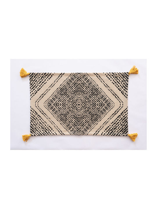Palamaiki Πατάκι Μπάνιου Βαμβακερό Tiles 9-100547-001 Μπεζ 60x90εκ.