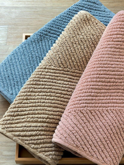 Palamaiki Bath Mat Cotton Lewis Denim 50x80cm