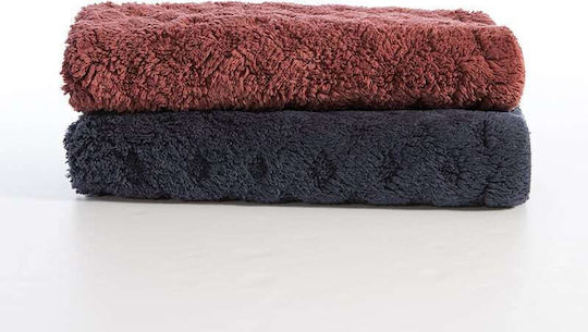 Nef-Nef Homeware Πατάκι Μπάνιου Βαμβακερό Premium Rose 60x90εκ.