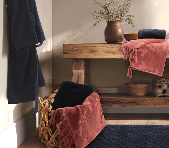 Nef-Nef Homeware Πατάκι Μπάνιου Βαμβακερό Premium Rose 60x90εκ.