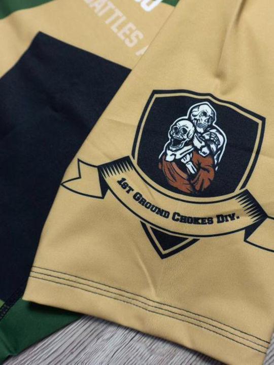 Chosen Ανδρική Κοντομάνικη Μπλούζα CHRS118 για Jiu-Jitsu Πράσινη