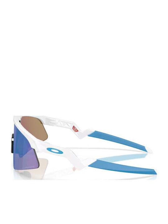 Oakley Sweep Men's Sunglasses with White Plastic Frame and Blue Mirror Lens OJ9015-01