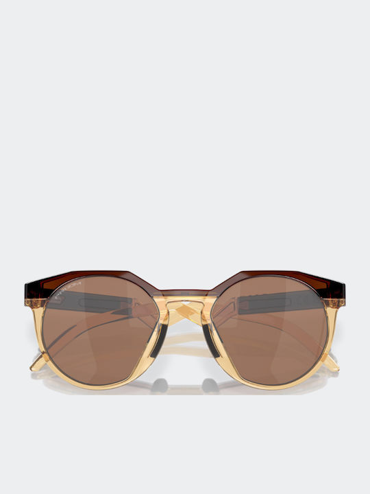 Oakley HSTN Men's Sunglasses with Beige Plastic Frame and Brown Lens OO9242-07