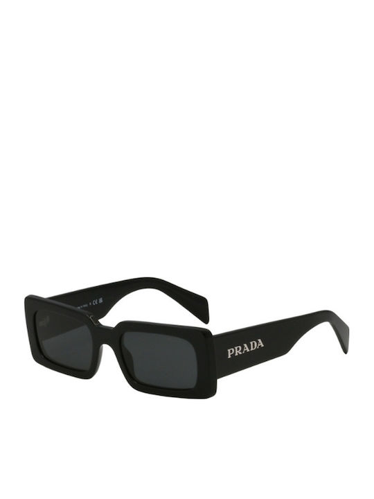 Prada Unisex Γυαλιά Ηλίου με Μαύρο Κοκκάλινο Σκελετό και Γκρι Φακό PRA07S 1AB5S0