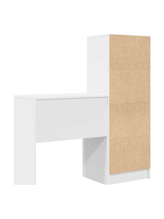 Desk Wooden White 70x40x76cm
