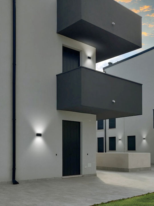 Bot Lighting Επιτοίχια Εξωτερική Πλαφονιέρα LED IP54 με Ρυθμιζόμενο Λευκό Φως
