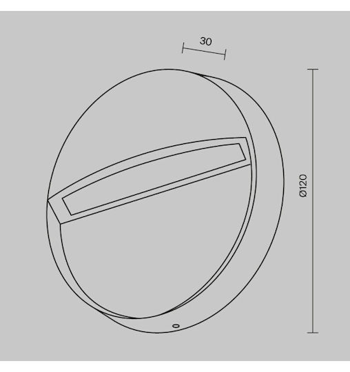 Maytoni Wandmontierte Außenleuchte LED IP54 3W