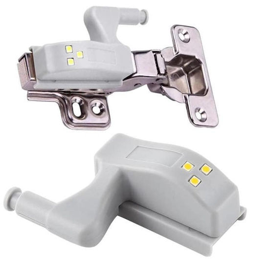 Led7 LED Φωτιστικό Μεντεσέ για Ντουλάπες με Τροφοδοσία Μπαταρίας και Αισθητήρα Κίνησης