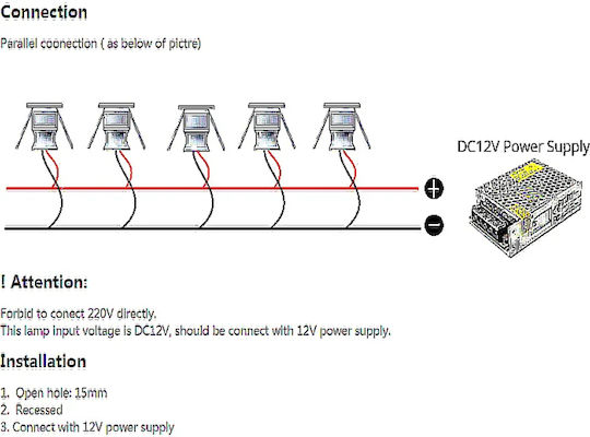 Διακοσμητικό Φωτιστικό LED Ψυχρό Λευκό 6000K 9τμχ