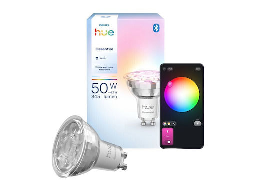 Philips Smart Λάμπα LED 4.7W για Ντουί GU10 Θερμό Λευκό 345lm