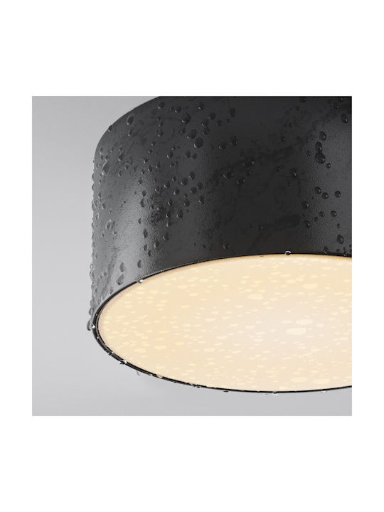Maytoni Waterproof Outdoor Ceiling Spot with Integrated LED in Black Color O430CL-L15B3K