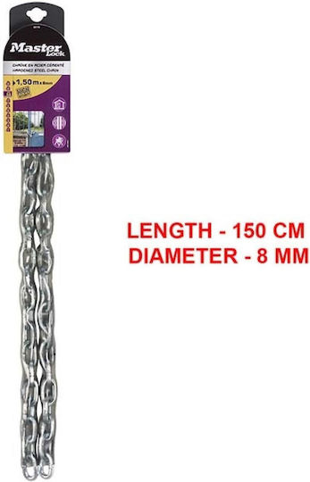 Master Lock Lanț de semnalizare în Argintiu Culori